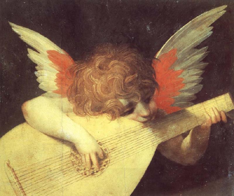 Rosso Fiorentino Musical Angel China oil painting art